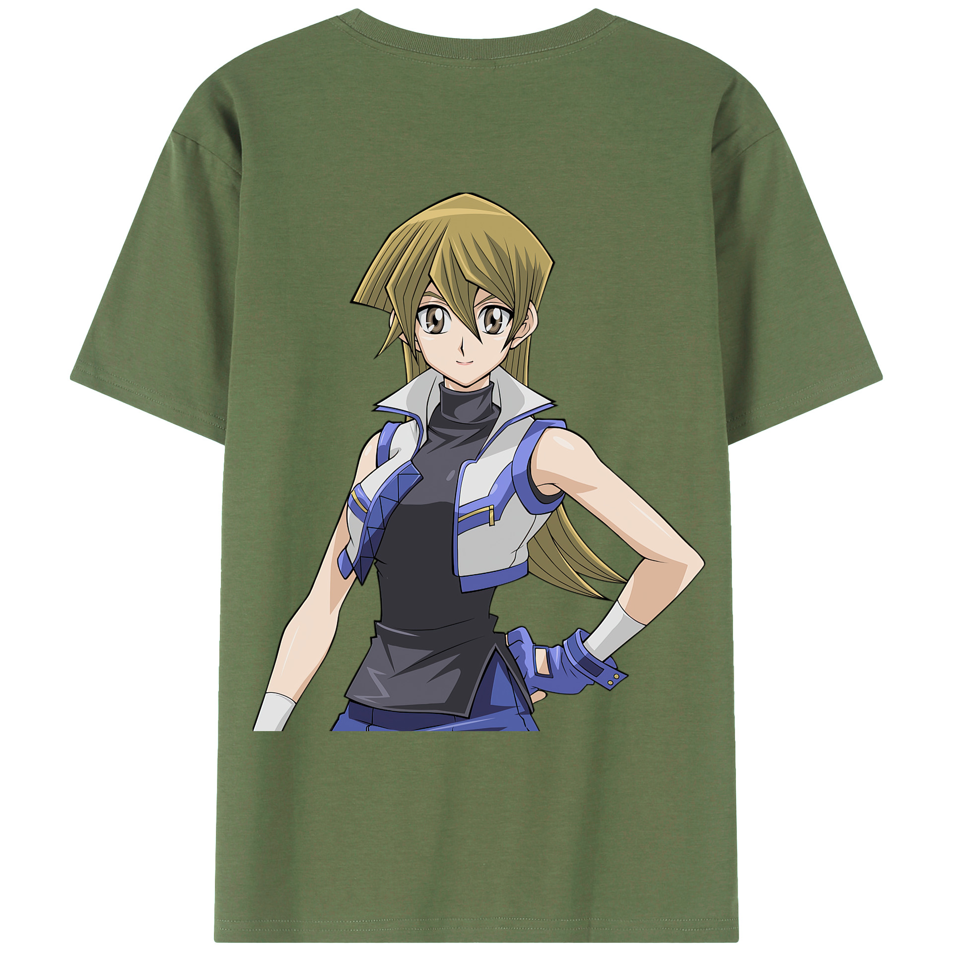 （画像用） 遊☆戯☆王 Yu-Gi-Oh! 綿100％ メンズ半袖Tシャツ（バックプリント） 通気性